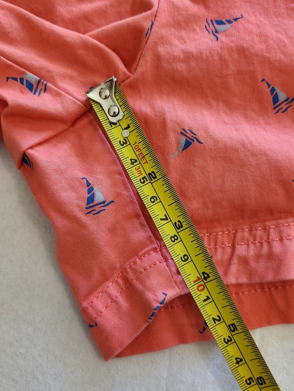 Magellan Outdoors Coral Printed Sail Boat Women’s Shorts Size 12 - Picture 5 of 8